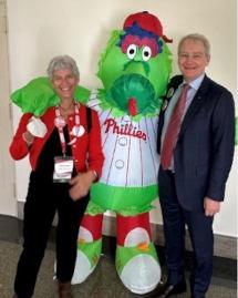 On LLS’s Day of Advocacy this year, Pennsylvanians Sophie and her husband Mike showed up to support the Phillies team—and get people talking about blood cancer.