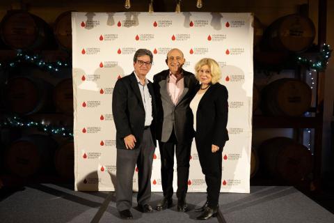 From left to right: Dr. Lee Greenberger, LLS Chief Scientific Officer; LLS Excellence in Scientific Service award winners, Dr. Jonathan Licht and Dr. Susan O’Brien.