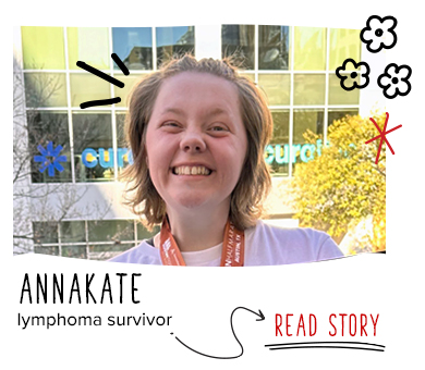 image of AnnaKate, lymphoma survivor