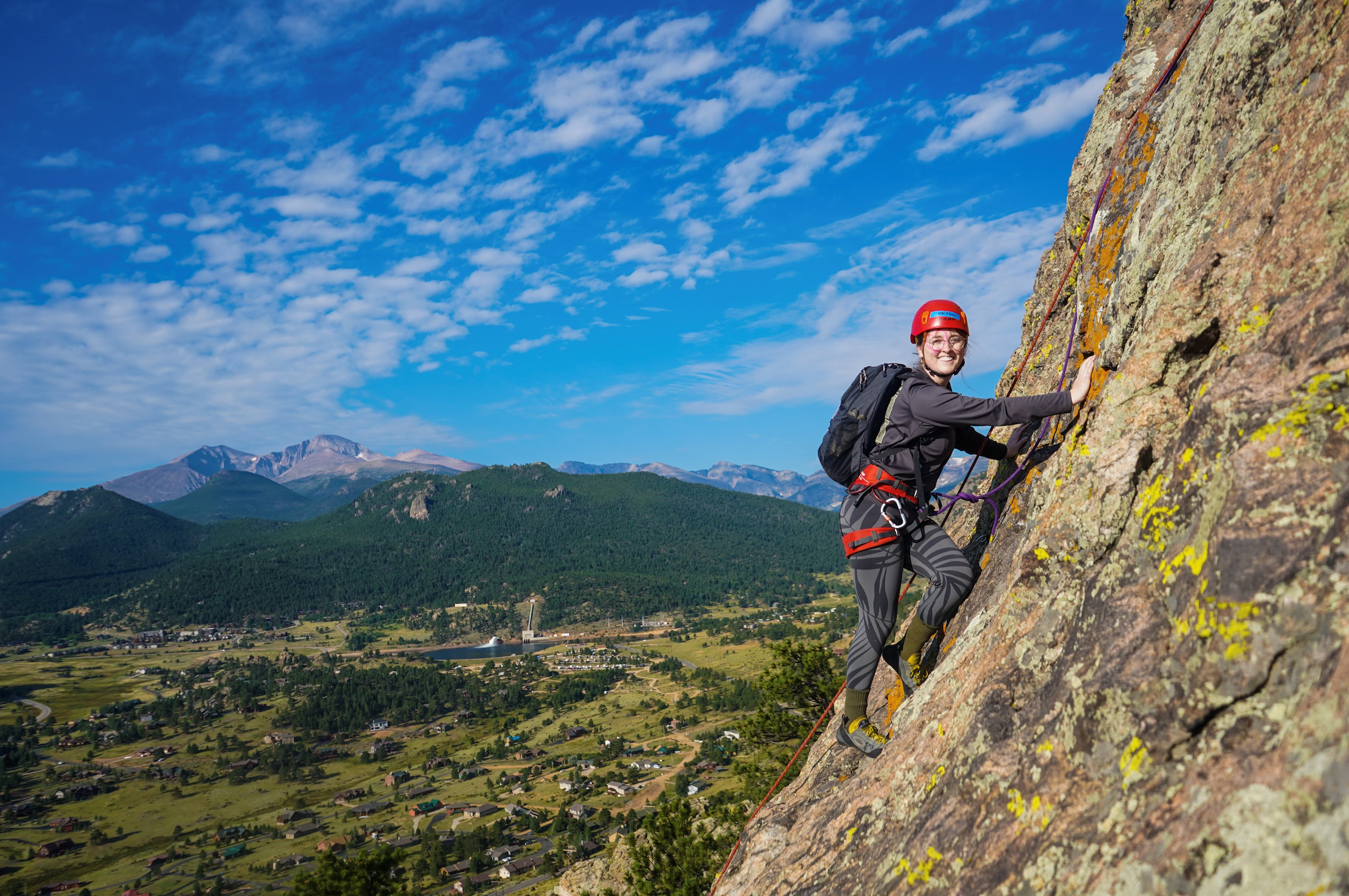 Mara HL survivor climbing mountain