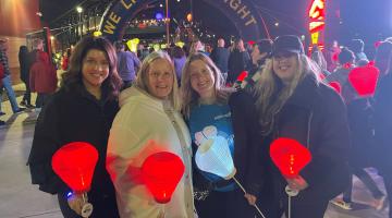 Dr. Allison Rosenthal at LLS's Light The Night