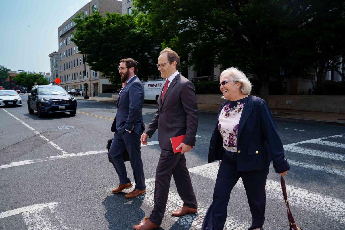 LLS's Brian Connell, Dr. Andy Kolb, and Dr. Gwen Nichols